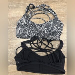 Lululemon strappy sports bras